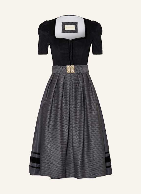 AlpenHERZ Dirndl SCHWARZ/ DUNKELBLAU