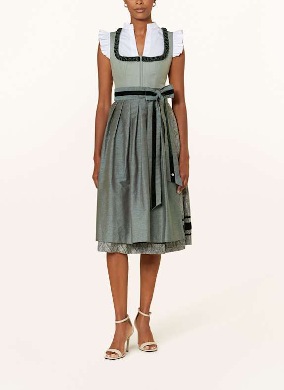 AlpenHERZ Dirndl KATALINA HELLGRÜN/ DUNKELGRÜN