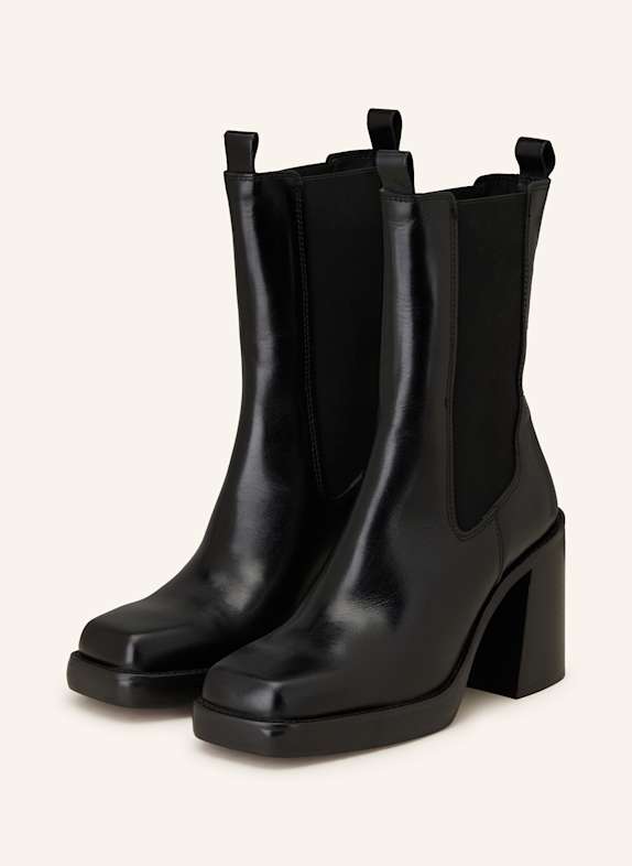 Yeezy black chelsea boots on sale