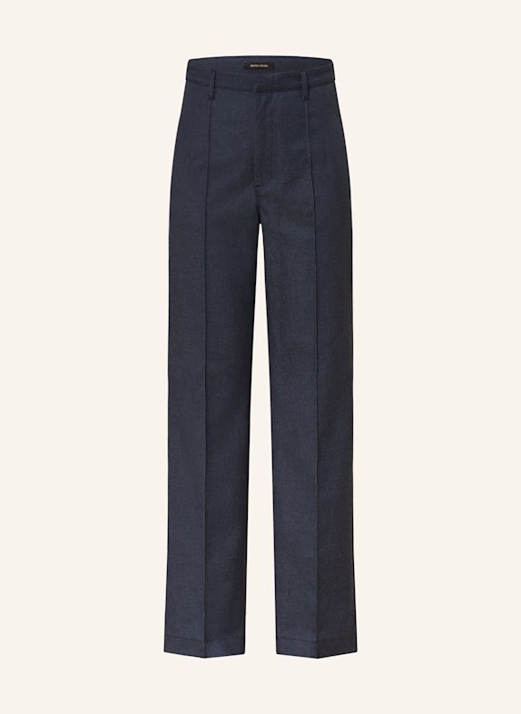 MORE & MORE Wide leg trousers DARK BLUE