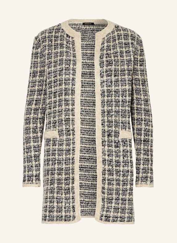 MORE & MORE Knit cardigan BEIGE/ BLACK
