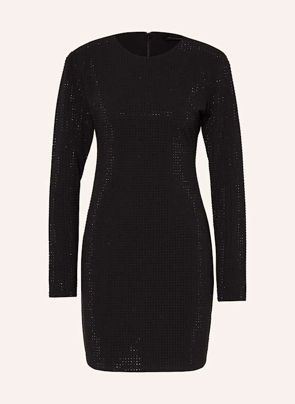 COPENHAGEN MUSE Kleid CMSTORIA mit Schmucksteinen SCHWARZ