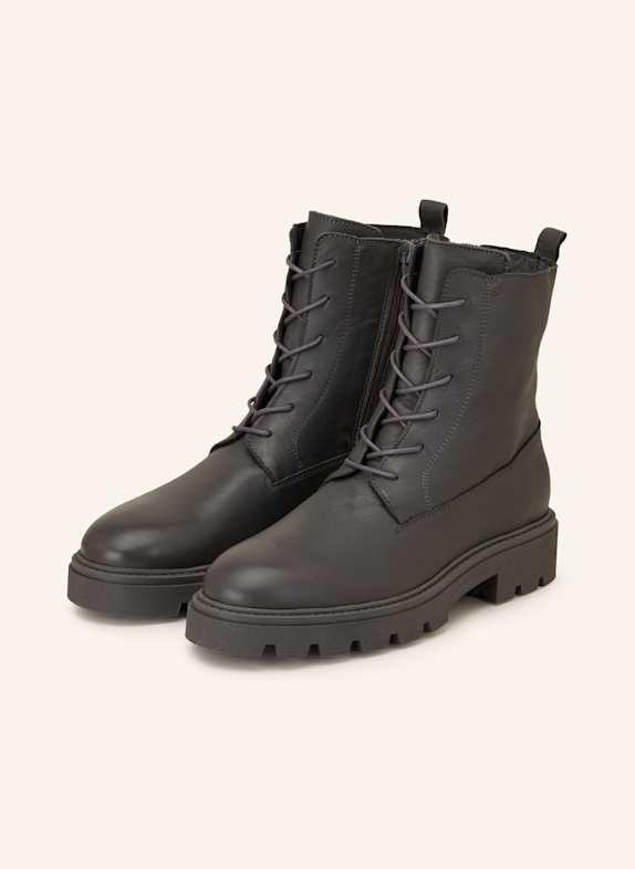 MRS & HUGS Lace-up boots GRAY