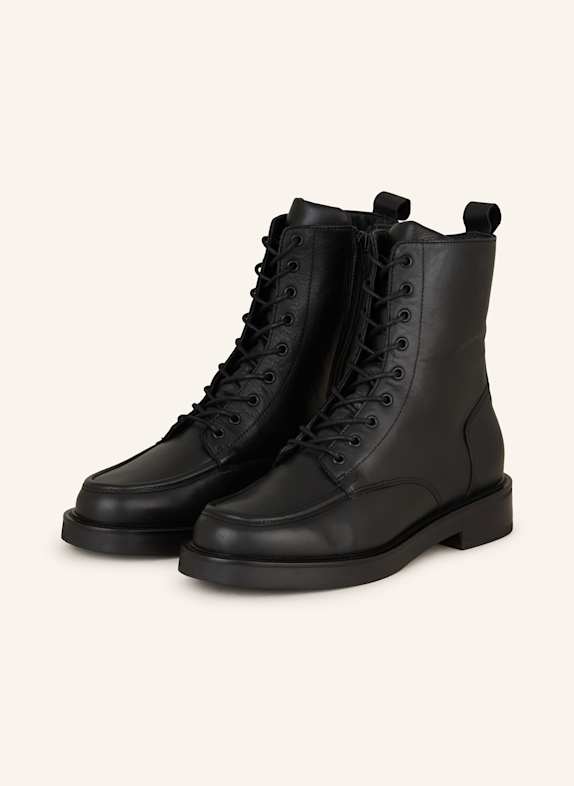 MRS & HUGS Lace-up boots BLACK