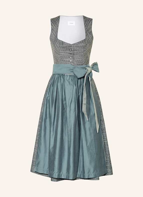 LIMBERRY Dirndl MINT/ CREME/ DUNKELGRÜN