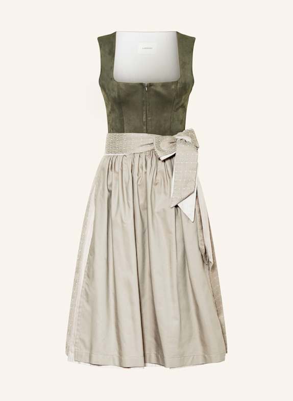 LIMBERRY Dirndl GRÜN/ HELLGRAU