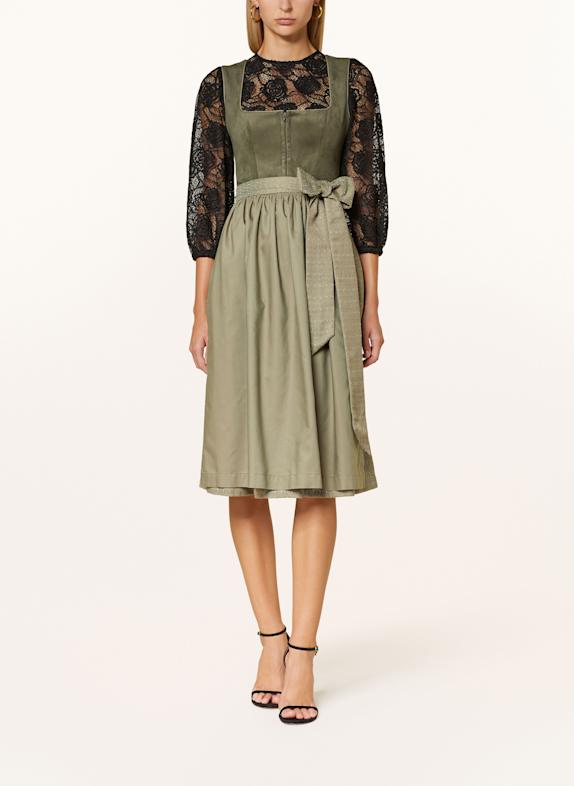 LIMBERRY Dirndl ISOBEL GRÜN/ HELLGRAU