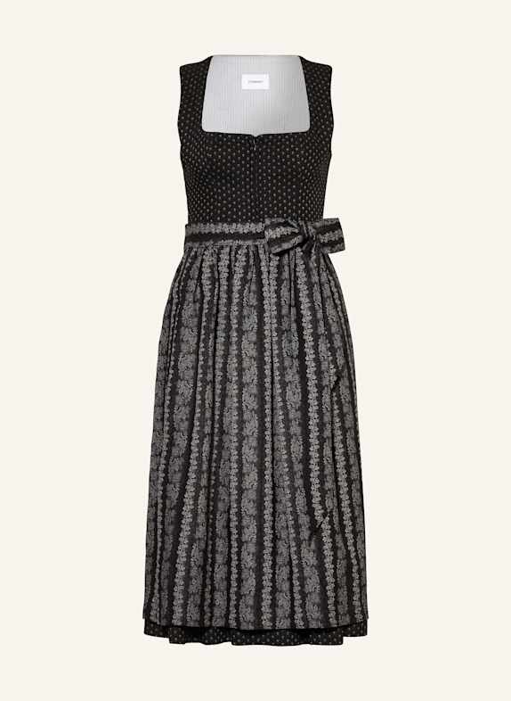 LIMBERRY Dirndl SCHWARZ/ HELLGRAU/ LILA