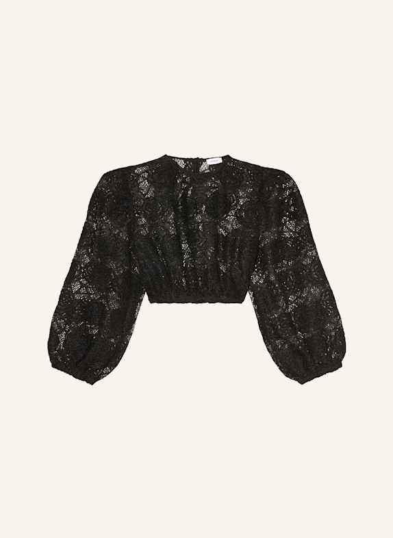 LIMBERRY Dirndlbluse TIANA mit 3/4-Arm SCHWARZ