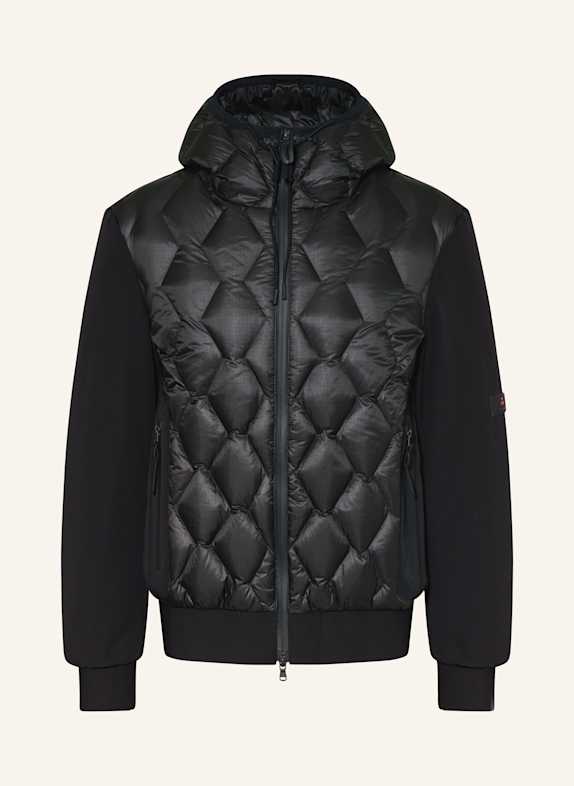 PEUTEREY Lightweight-Daunenjacke KOONS im Materialmix SCHWARZ