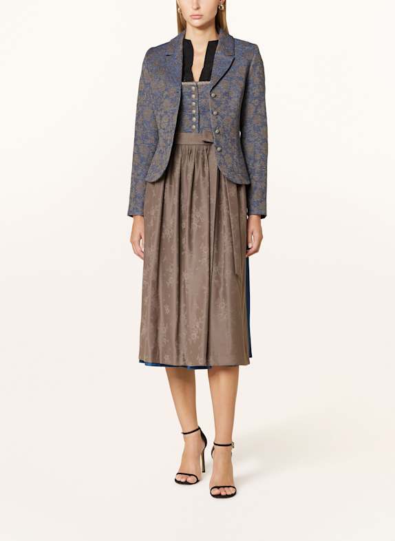BERWIN & WOLFF Cardigan BLUE / BROWN