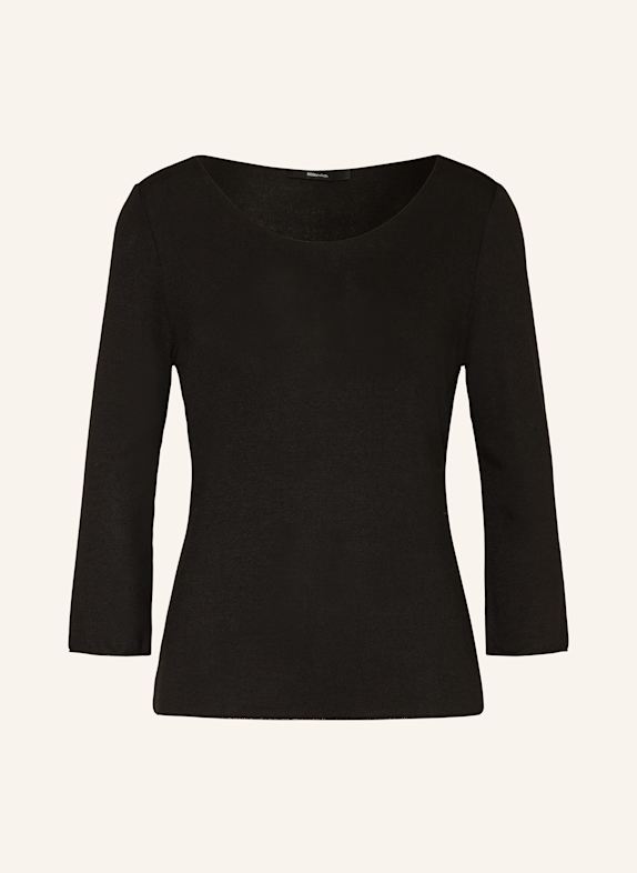 someday Pullover KIROSA mit 3/4-Arm SCHWARZ