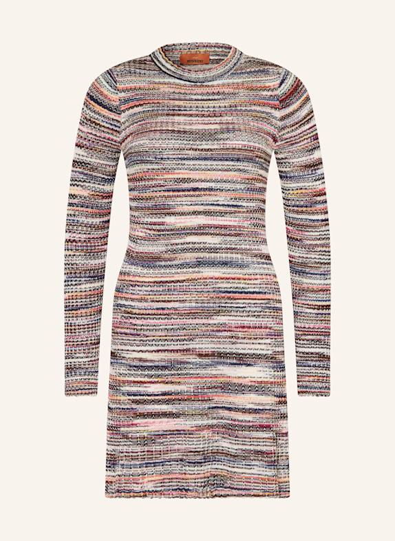 MISSONI Strickkleid WEISS/ PINK/ SCHWARZ