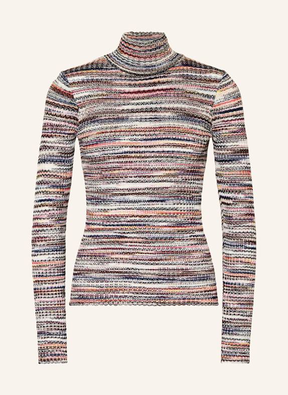 MISSONI Pullover PINK/ BLAU/ CREME