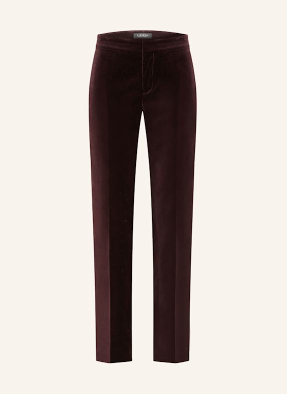 Garcia Jeans Leggings Velvet pants DARK RED