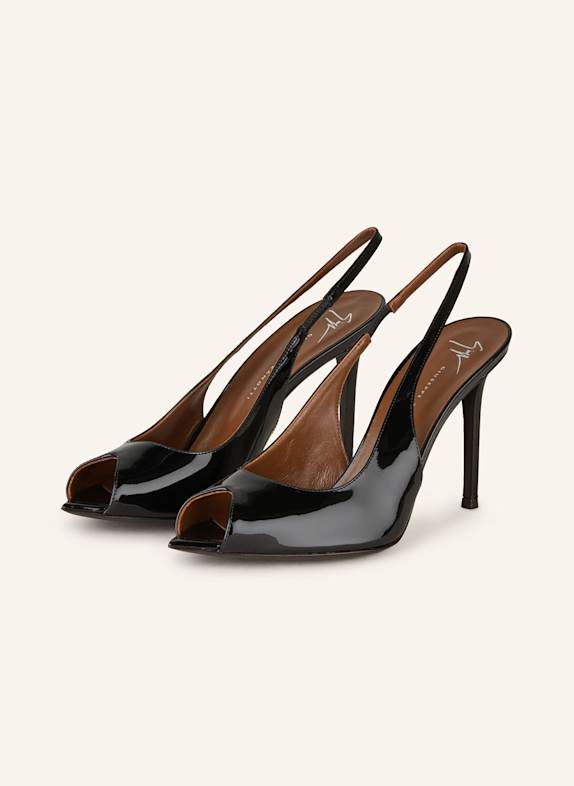 GIUSEPPE ZANOTTI DESIGN Peeptoes INTRIIGO SCHWARZ