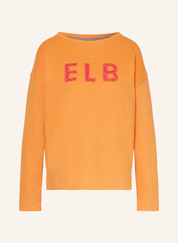 ELBSAND Sweatshirt ARUNA ORANGE/ PINK