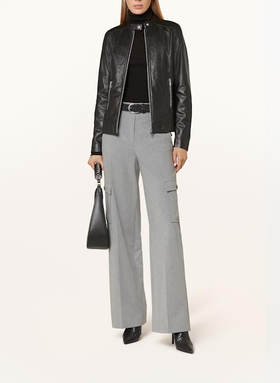 darling harbour Lederjacke SCHWARZ