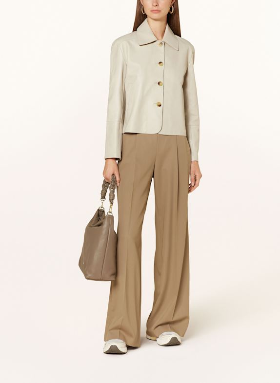 darling harbour Lederjacke SAND