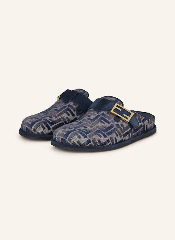 FENDI Mules BLUE/ LIGHT BLUE