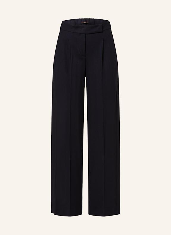 windsor. Marlenehose DH454H aus Flanell DUNKELBLAU