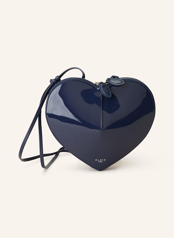 ALAÏA Umhängetasche LE COEUR DUNKELBLAU