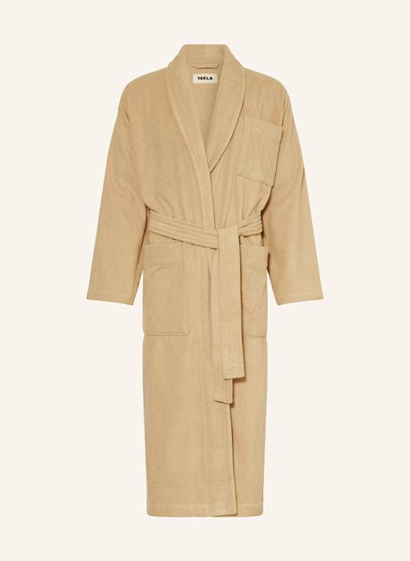 TEKLA Unisex-Bademantel CLASSIC HELLBRAUN