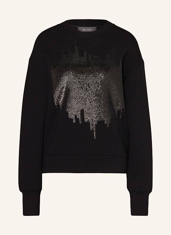 MOS MOSH Sweatshirt MMDAKOTA mit Schmucksteinen SCHWARZ