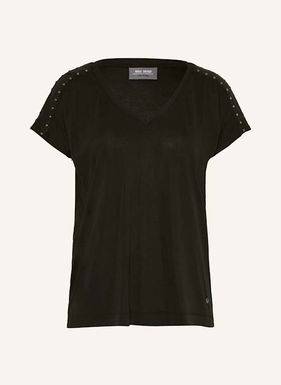 MOS MOSH T-Shirt MMNARELLE mit Nieten SCHWARZ