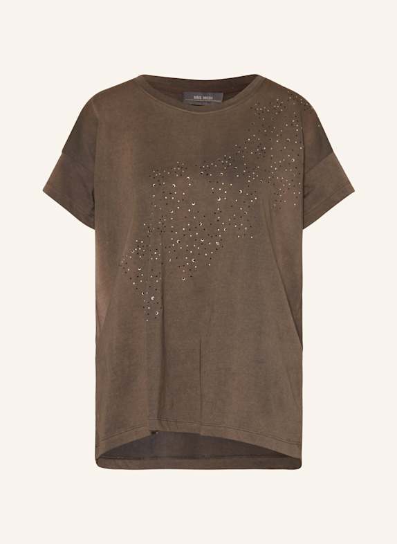 MOS MOSH T-Shirt MMLARI mit Nieten DUNKELGRAU