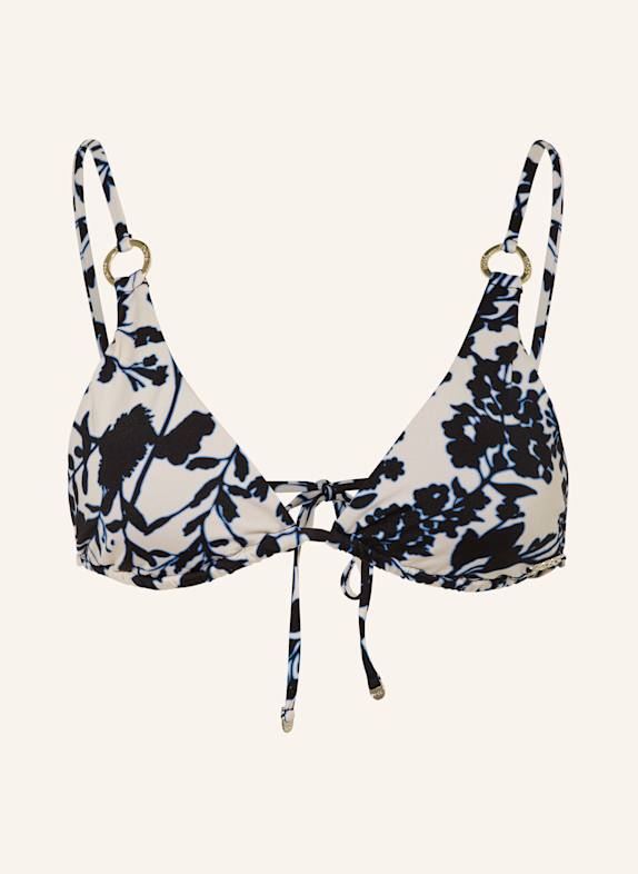 BOSS Triangel-Bikini-Top CECIL DUNKELBLAU/ BEIGE