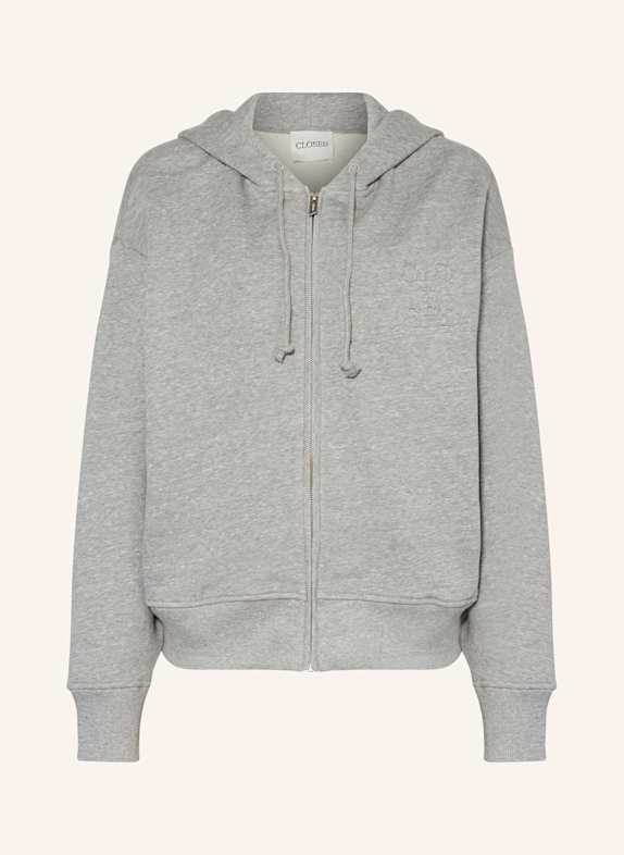 CLOSED Sweat jacket LIGHT GRAY