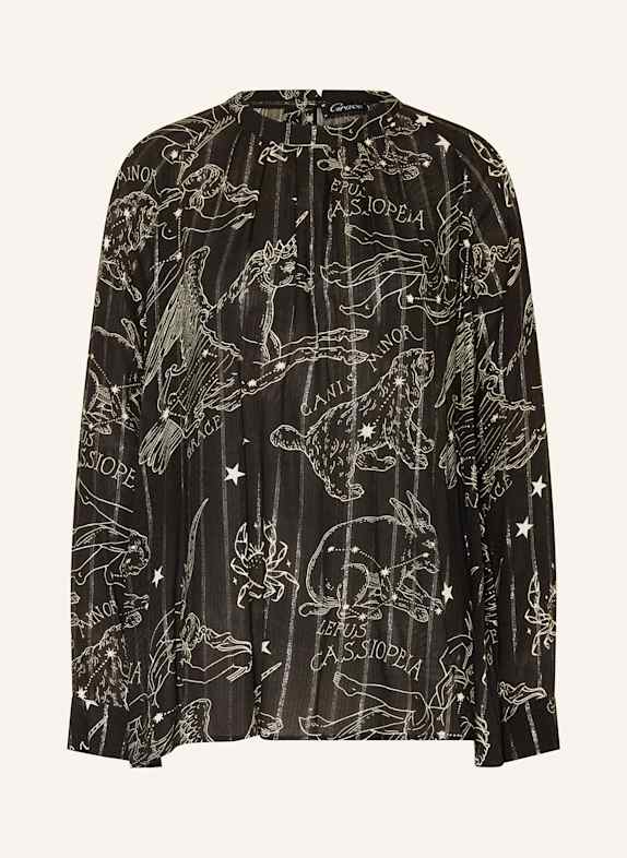 Grace Blusenshirt mit Glitzergarn SCHWARZ/ ECRU