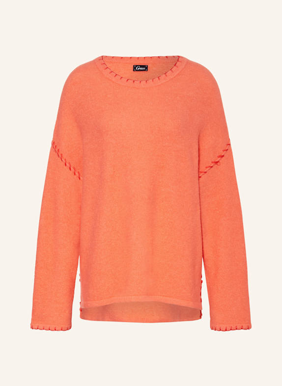 Grace Oversized-Pullover NEONORANGE