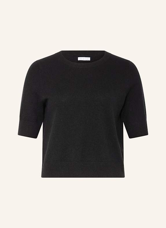 MRS & HUGS Strickshirt aus Cashmere SCHWARZ