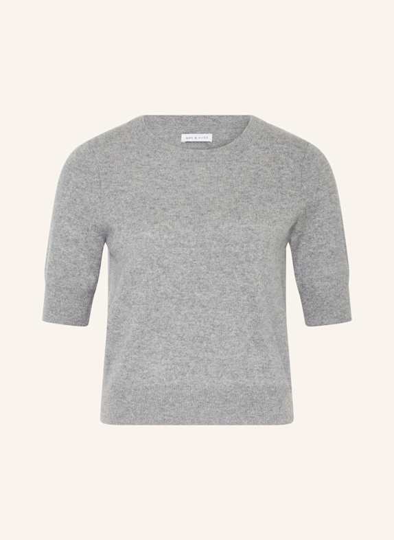 MRS & HUGS Strickshirt aus Cashmere GRAU