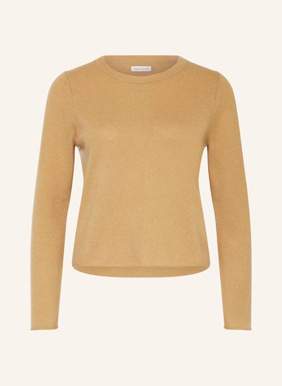MRS & HUGS Cashmere-Pullover CAMEL