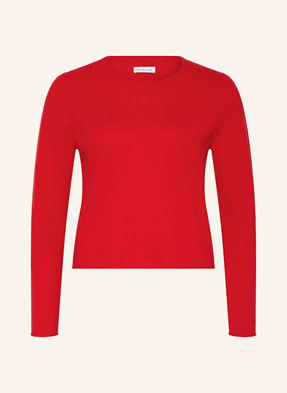 MRS & HUGS Cashmere-Pullover ROT