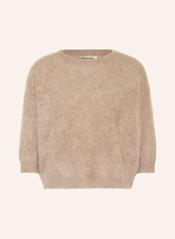 lilienfels Strickshirt aus Cashmere TAUPE