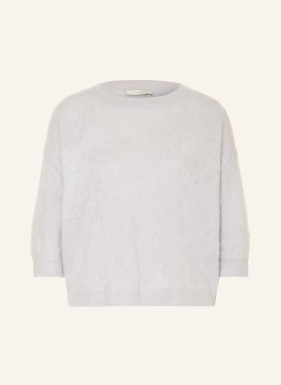 lilienfels Strickshirt aus Cashmere HELLGRAU