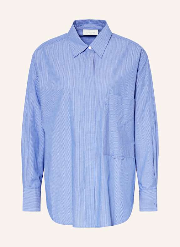 COPENHAGEN MUSE Shirt blouse CMPOPLI BLUE/ WHITE