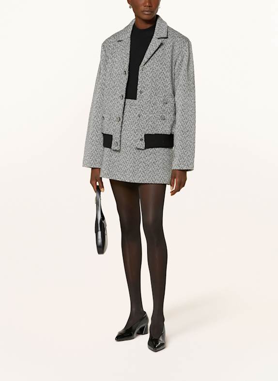 self-portrait Jacke SCHWARZ/ WEISS