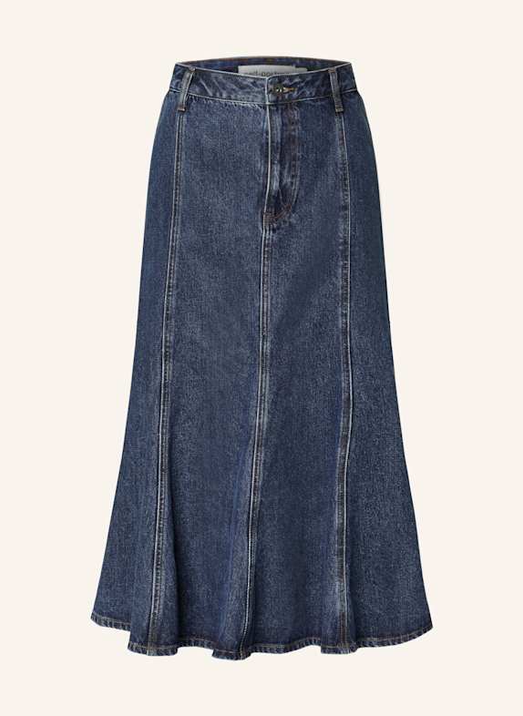 self-portrait Denim skirt BLUE BLUE