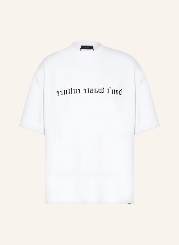 don't waste culture Oversized tričko DENZEL BÍLÁ