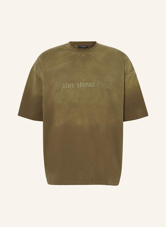 don't waste culture Oversized tričko ALWIN KHAKI