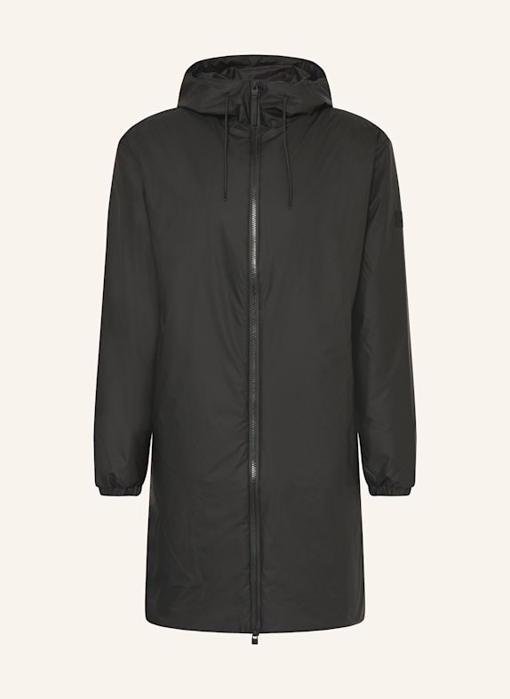 RAINS Regenmantel SCHWARZ