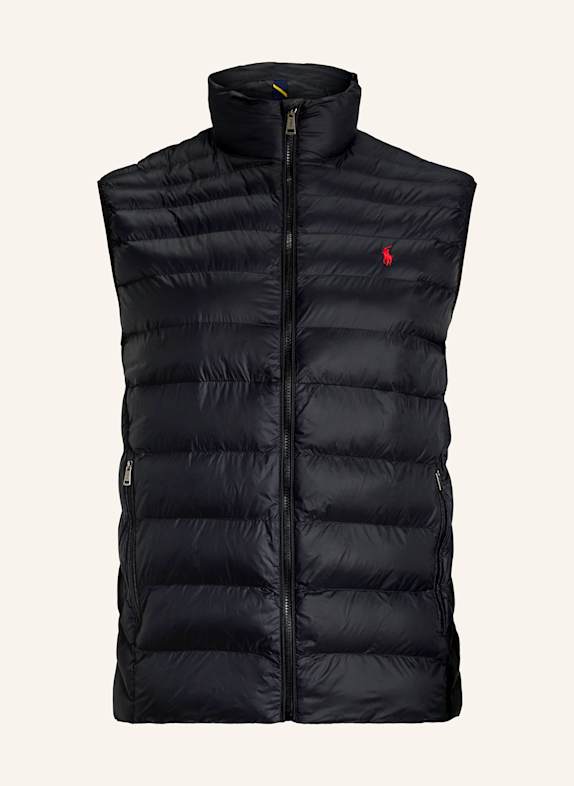 POLO RALPH LAUREN Big & Tall Quilted vest BLACK