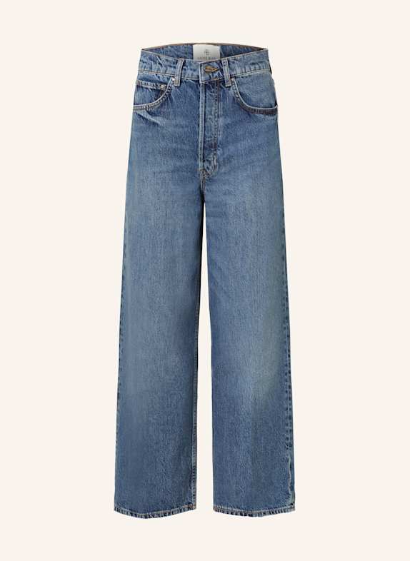 ANINE BING Straight velvet Jeans RICK WASHED BLUE WASHED BLUE