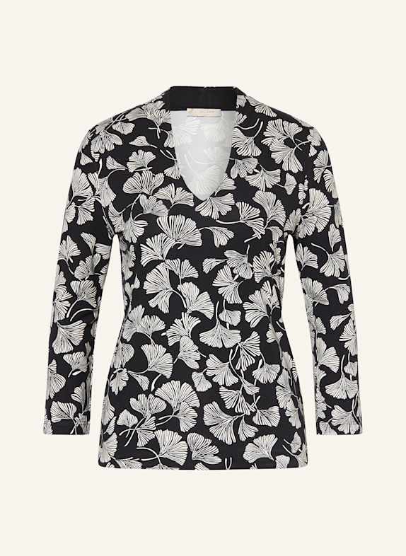 HOBBS Koszulka AIMEE z rękawem 3/4 GRANATOWY/ ECRU