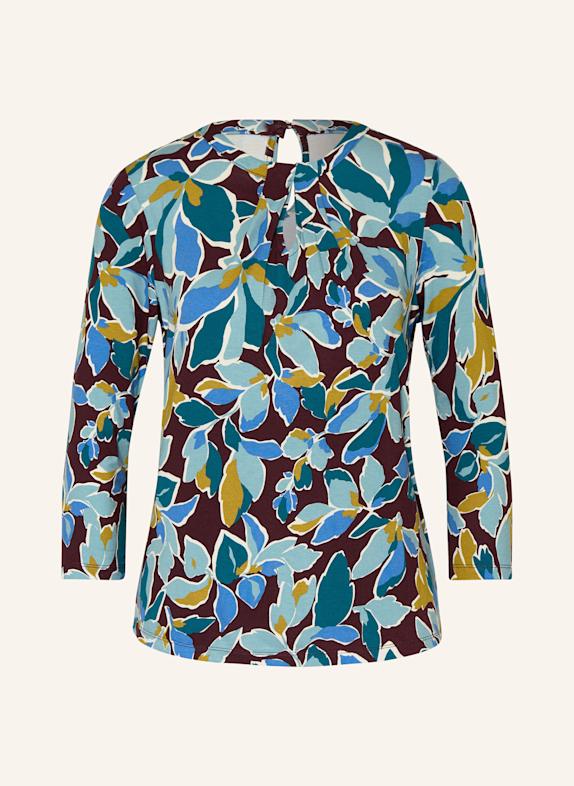 HOBBS Bluzka JULIA z rękawami 3/4 PETROL/ FUKSJA/ NIEBIESKI